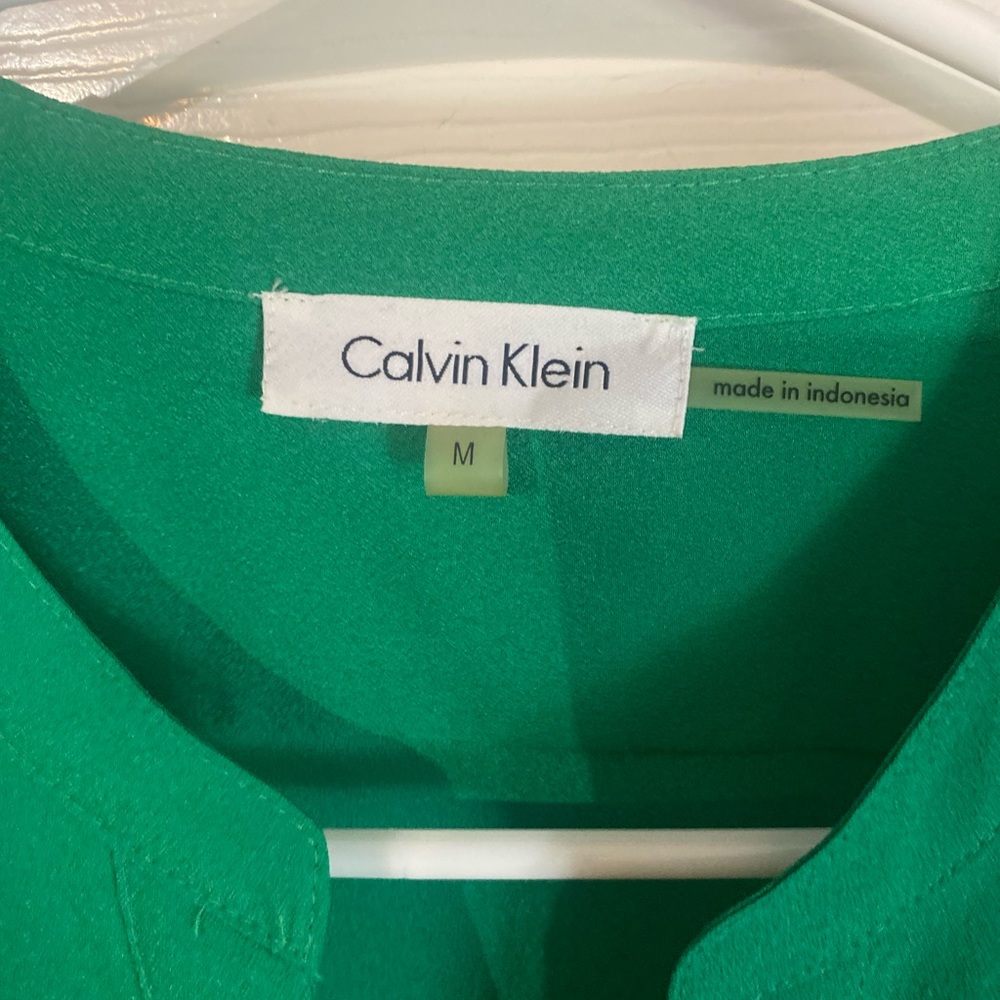 Green blouse